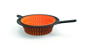 Strecuratoare Fiskars Functional Form 1027304 pliabila plasticsilicon negru-portocaliu