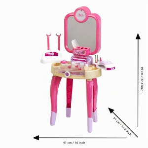 Studio de Frumusete Theo Klein Barbie - Cu Oglinda Rotativa si Lumina, Accesorii Incluse - Img 5