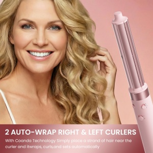 Styler de par MESCOMB 5 in 1 cu functie de ionizare, dual voltage, accesorii incluse - Img 3