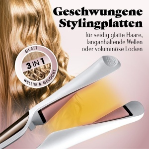 Styler Profesional VITALmaxx 3in1 cu Display LED, Temperaturi 150-230 C - Img 2
