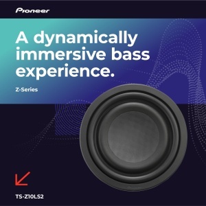 Subwoofer auto Pioneer TS-Z10LS2, 1300 W, design compact, frecventa 20 Hz - 3,8 kHz - Img 2