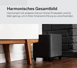 Subwoofer Denon Home, 8 inch, wireless, negru - Img 5
