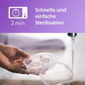 Sucitor pentru bebelusi Philips AVENT Ultra Start SCF07507, BPA-free, cu sterilizator, set 2 buc. - Img 6
