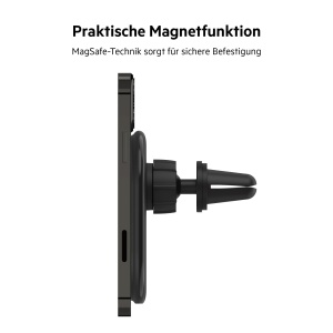 Suport auto cu incarcare wireless Belkin BoostCharge, 10W, compatibil cu iPhone 12-17 - Img 2