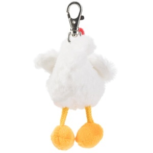 Suport Chei Plusat Schaffer 0192 Huhn Brunhilde, Culoare Galbena, Cu Karabiner - Img 4