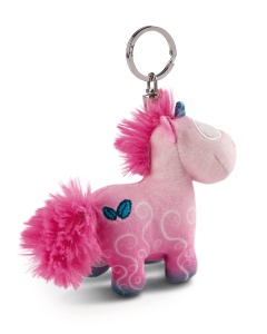Suport Cheie Unicorn Midnight Floral 10cm - Theodor Friends, Roz, Moale - Img 3