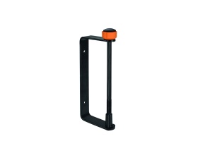 Suport de perete Fiskars pentru Waterwheel S 1020448 montaj simplu constructie metalica negruportocaliu