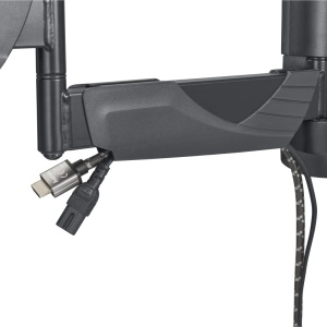 Suport de perete TV Hama, pliabil, extensibil (suport de perete TV 19-48 inch, VESA 75x75 pana la VESA 200x200, pana la 35 kg, 3 articulatii, cu dibluri Fischer si instructiuni de asamblare) negru - Img 7
