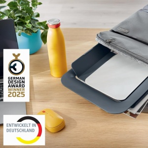 Suport Laptop Ergonomic Leitz Ergo Cosy, 4 Inaltimi, 80 Plastic Recyclet, Gri - Img 6