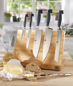 Suport magnetic pentru cutite ZWILLING, bambus, 5 cutite, 2 kg, natural - Img 2