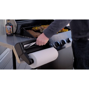 Suport magnetic pentru prosoape si folie Cuisinart CMP-300, negru, 2-in-1 - Img 8