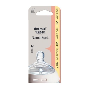 Suport pentru biberon Tommee Tippee Natural Start, 2 bucati, silicon moale, anti-colici