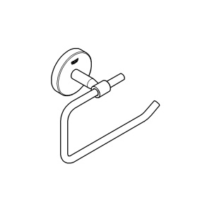 Suport pentru hartie igienica GROHE Start Cosmopolitan, design elegant, instalare usoara - Img 4