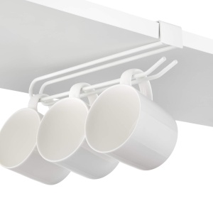Suport pentru Ochelari si Cesti Rayen, Alb, Dimensiuni 25 x 7 x 3 cm - Img 4