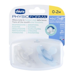 Suport pentru supt Chicco PhysioForma, 0-2 luni, 2 bucati, silicon, albastru - Img 5