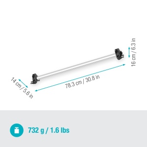 Suport pentru unelte Gardena Geratehalter Plus, 78 cm, capacitate 60 kg, extensibil - Img 3