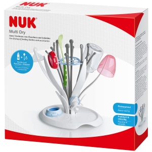 Suport pentru uscare NUK MultiDry, capacitate 6 sticle, design modern - Img 7