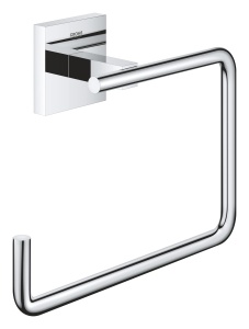 Suport prosoape GROHE Start Cube, crom, montare fara gaurire, design minimalist