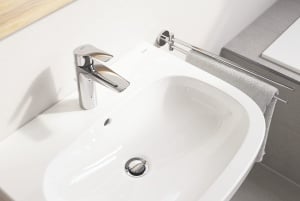 Suport prosop dublu GROHE Start 41183000 crom 44 cm montare cu suruburi - Img 4