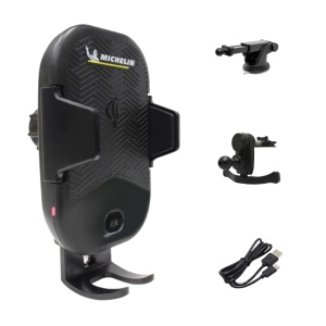 Suport Smartphone MICHELIN cu incarcare wireless, 15W, 360 rotatie - Img 1