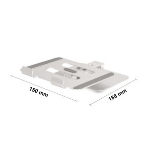 Suport Tableta Nedis - Rotativ 360, Faltabil, Aluminiu Argintiu - Img 3