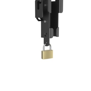Suport TV de perete Hama, rigid, cu protectie antifurt (suport TV de perete 37-90 inch, VESA 100x100 pana la VESA 600x400, pana la 50kg, ideal pentru spatii publice, cu dibluri Fischer) negru - Img 12