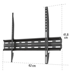 Suport TV Hama, fix, 32-75 inch, pana la 40kg, extra plat, VESA - Img 3