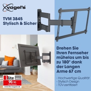 Suport TV Vogels Comfort TVM 3845 Pana la 100 inch Rotire 180deg Max 55 kg - Img 2