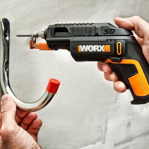 Surubelnita cu acumulator WORX WX255 cu schimbare automata a magaziei de biti si suport optional pentru insurubare rapida si fara efort - surubelnita 4V cu baterie Li-Ion incl. 5 biti si 1 pre-burghiu - Img 9