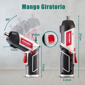 Surubelnita electrica HYCHIKA 36V 6Nm 2000mAh LED 20 accesorii - Img 6