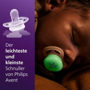 Suzeta Philips Avent Ultra Start Nighttime SCF07517 Set 2 Buc Silicon BPA-Free Luminoasa in Intuneric - Img 2