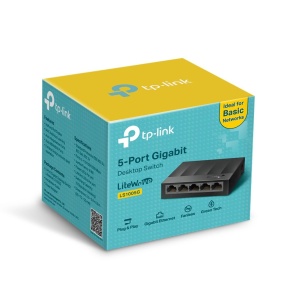Switch de retea TP-Link LS1005G, 5 porturi Gigabit, negru - Img 6