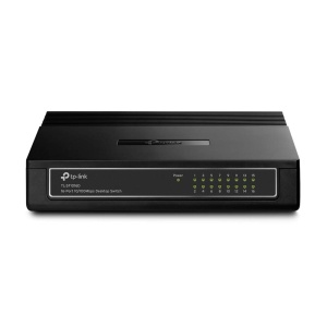 Switch de retea TP-Link TL-SF1016D, 16 porturi RJ45, 10100Mbps, alb