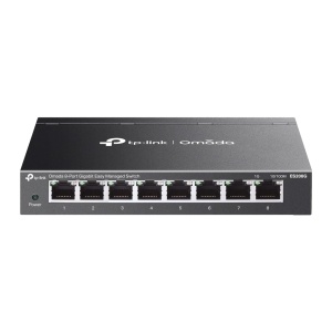 Switch Ethernet TP-Link Omada ES208G, 8 porturi Gigabit, Plug Play, design compact