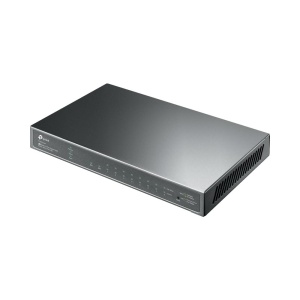 Switch Gestionat TP-Link TL-SG2210P, 10 Porturi Gigabit, 61W PoE, Negru