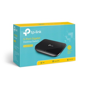Switch Gigabit TP-Link TL-SG1005D, 5 Porturi RJ45, 101001000Mbps, Negru - Img 6