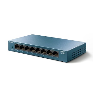 Switch LAN TP-Link TL-LS108G, 8 Porturi Gigabit, Plug-and-Play, Metal - Img 2