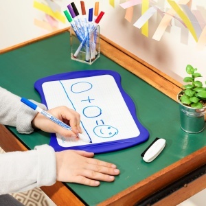 Tabla alba BIC Velleda Cliiip 21 x 31 cm cu 8 markere si wischer - Img 3