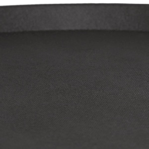 Tableta de Servire Relaxdays 2er Set, Runda 45 cm, Antiderapanta, Neagra - Img 7
