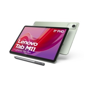 Tableta Lenovo Tab M11 Ecran tactil WUXGA de 11 MediaTek Helio G88 8 GB RAM 128 GB spatiu de stocare Wi-Fi Android 14 verde incl Tab Pen - Img 1
