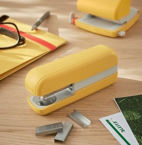 Tacker Leitz Cosy 55670019, capacitate 30 foi, culoare galben - Img 4