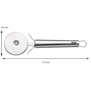 Taietor pizza Silit Classic Line 17,5 cm, otel inoxidabil, ergonomic, spalat la masina - Img 6