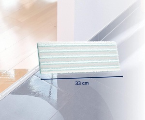 Tampon de mos Leifheit Original Picobello M Micro Duo Capac de mop pentru pardoseli netede Capac de mop din microfibre si peri speciali Capac absorban - Img 4