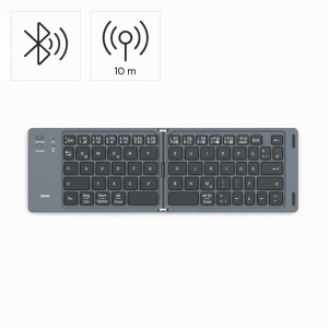 Tastatura Bluetooth Hama Travel 450, Faltabila, Ultraslim, Neagra - Img 3