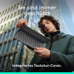 Tastatura Bluetooth Logitech Keys-To-Go 2, portabila, cu protectie, compatibila cu toate sistemele - Img 3