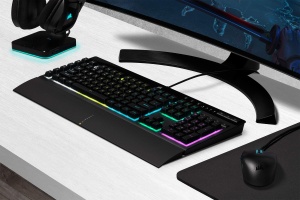 Tastatura de gaming Corsair K55 RGB PRO, iluminare RGB, 6 macro-taste, neagra - Img 6