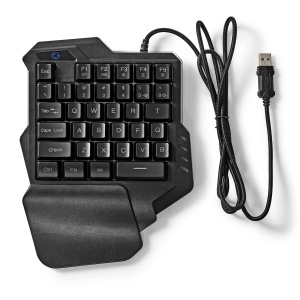 Tastatura Gaming Nedis GKBDS110BK - USB, RGB, Unihand - Img 9