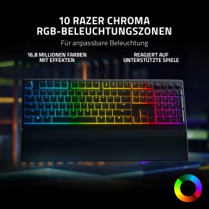 Tastatura Gaming Razer Ornata V3 Tenkeyless, Mecha-Membran, Negru, Iluminare RGB - Img 7