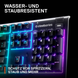 Tastatura Gaming SteelSeries Apex 3 - RGB 10-Zona, Switch-uri Silentioase, IP32 - Img 5