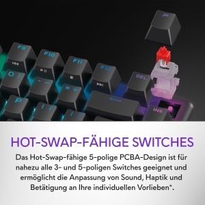 Tastatura gaming wireless Alienware Pro WR47C, 75 compacta, RGB, Hot-Swap - Img 3